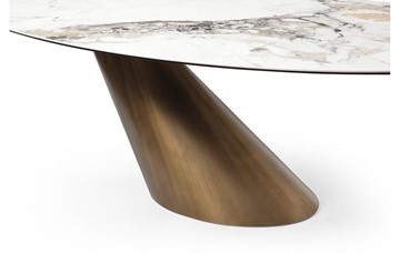 Обеденный стол DT9375FCI белая керамика в Салехарде - предосмотр 2